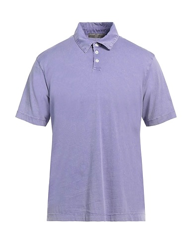DANIELE FIESOLI Polo shirt Lilac 100% Cotton