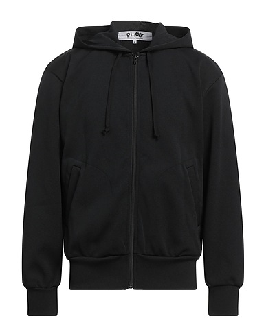 COMME des GARÇONS PLAY スウェット ブラック ポリエステル 100%