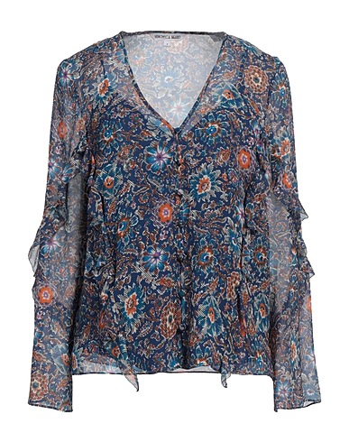 VERONICA BEARD Floral shirts & blouses Blue 100% Silk