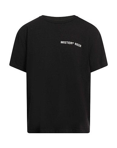 MISTER GREEN T-shirt Nero 100% Cotone