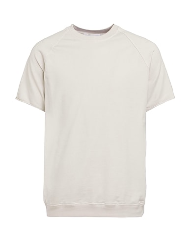 DANIELE FIESOLI Sweatshirt Light grey 95% Cotton, 5% Elastane