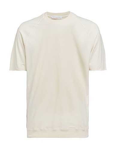 DANIELE FIESOLI Sweatshirt Ivory 95% Cotton, 5% Elastane