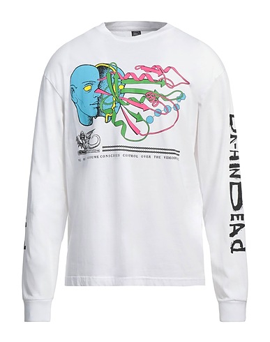 BRAIN DEAD T-shirt White 100% Cotton