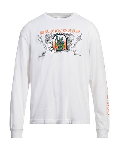 BRAIN DEAD T-Shirt Weiß 100% Baumwolle