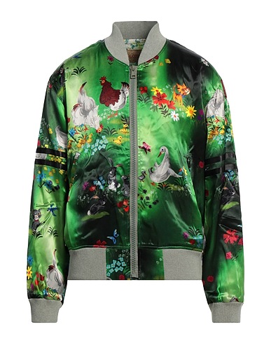 CORMIO Bomber Green 100% Viscose, Cotton