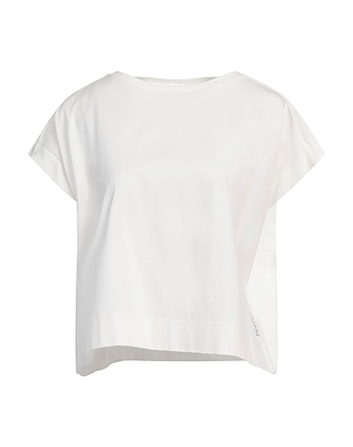 PEOPLE OF SHIBUYA Basic T-Shirt Elfenbein 100% Baumwolle