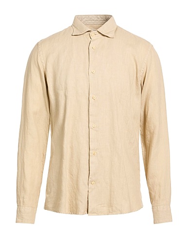 DRUMOHR Solid colour shirt SABBIA 100% Linen