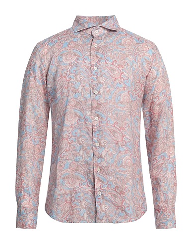 BASTONCINO Linen shirt Pink 100% Linen