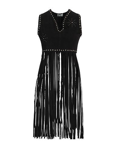 GUESS Top Black Leather
