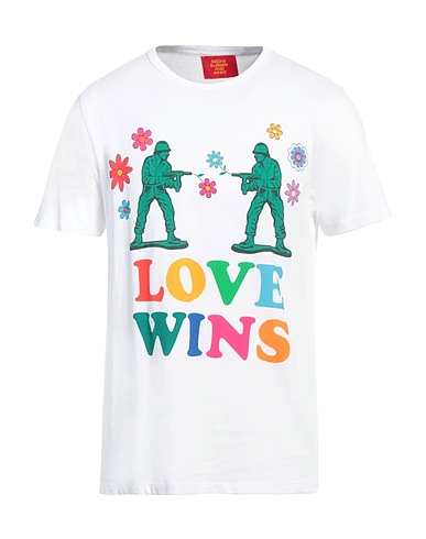 SOCKS BURGER AND FRIES T-shirt White 100% Cotton
