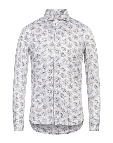 SONRISA Patterned shirt White 100% Cotton