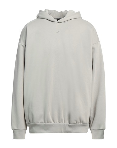 ADIDAS Hooded sweatshirt Grey 62% Recycled polyamide, 38% Cotton