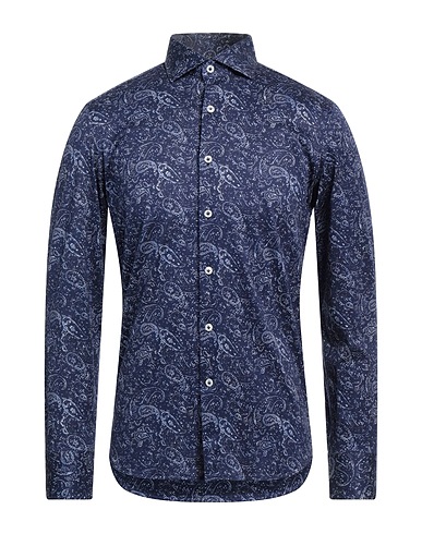 SONRISA Patterned shirt Navy 100% Cotton