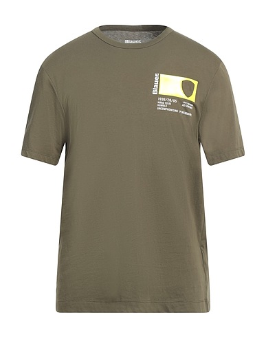 BLAUER. T-Shirt Militärgrün 100% Baumwolle
