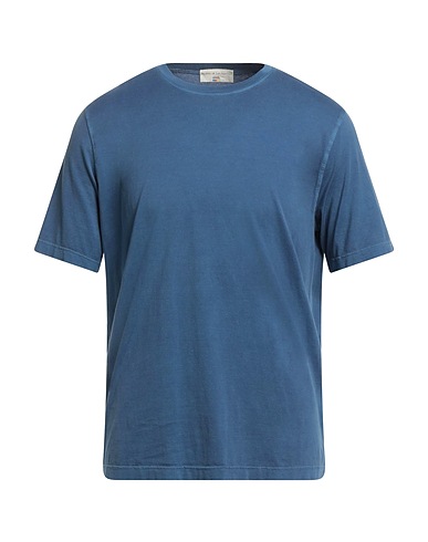 FILIPPO DE LAURENTIIS Basic T-shirt Slate blue 100% Cotton