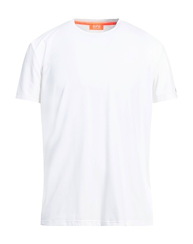 SUNS BOARDS Basic T-Shirt White 86% Polyamide, 14% Elastane