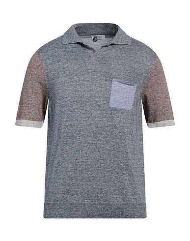 HERITAGE Jumper Slate blue 68% Linen, 32% Cotton