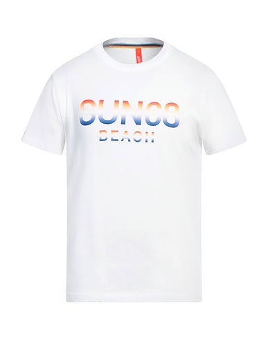 SUN 68 T-shirt White 100% Cotton