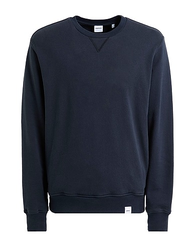 ASPESI Sweatshirt Navy blue 100% Cotton, Elastane