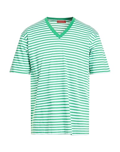 DANIELE FIESOLI Футболка Зелёный 100% Хлопок