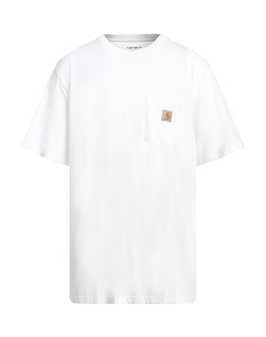 CARHARTT Basic T-Shirt BIANCO 100% Cotton
