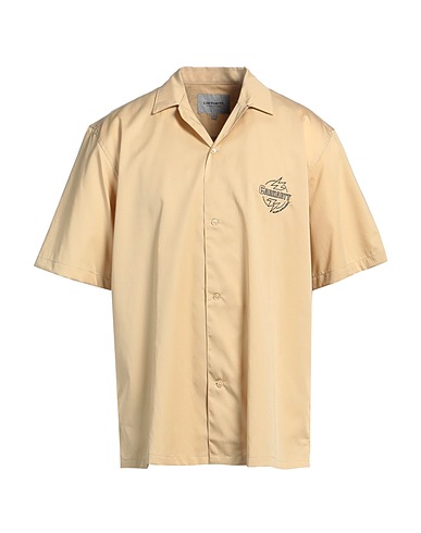 CARHARTT Solid color shirt Sand 60% Tencel™, 40% Cotton