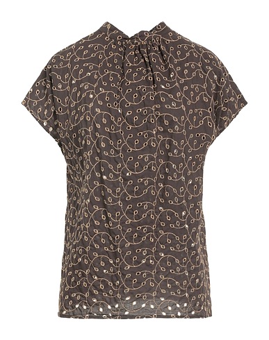 MOMONÍ Top Dark brown 100% Cotton