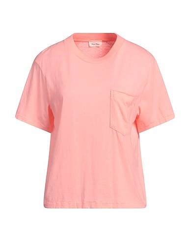 AMERICAN VINTAGE Basic T-Shirt Pink 50% Cotton, 50% Polyester