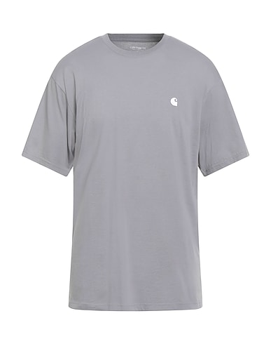 CARHARTT Basic T-shirt Light grey 100% Organic cotton