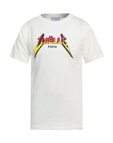 GAëLLE Paris T-shirt Off white 100% Cotone