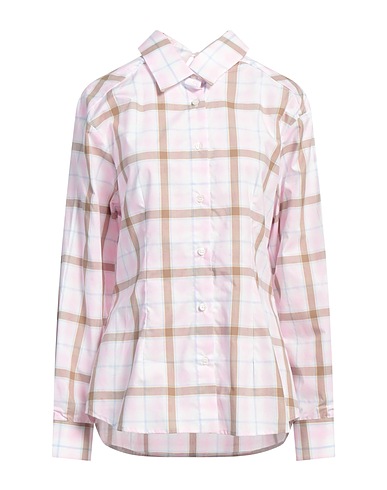 BALOSSA Camicia a quadri Rosa 100% Cotone
