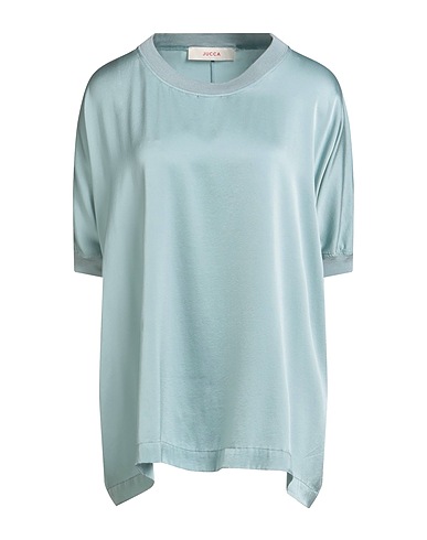 JUCCA Top Sky blue 94% Silk, 6% Elastane
