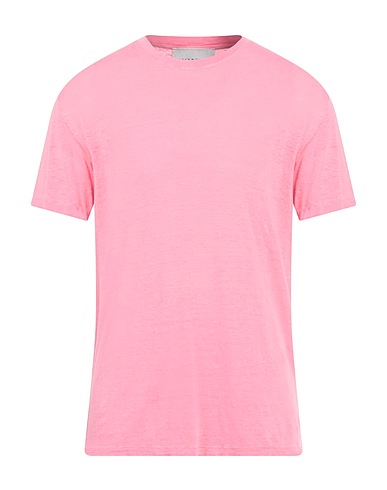 AMARANTO T-shirt Rosa 92% Lino, 8% Elastan