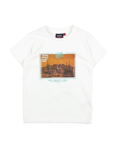 ASPEN POLO CLUB T-Shirt Weiß 95% Baumwolle, 5% Elastan
