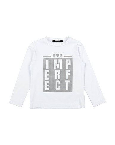 !M?ERFECT T-shirt Bianco 90% Cotone, 10% Elastan
