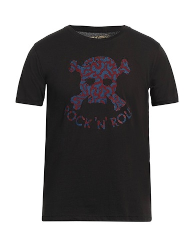 HAPPINESS T-Shirt Schwarz 100% Baumwolle