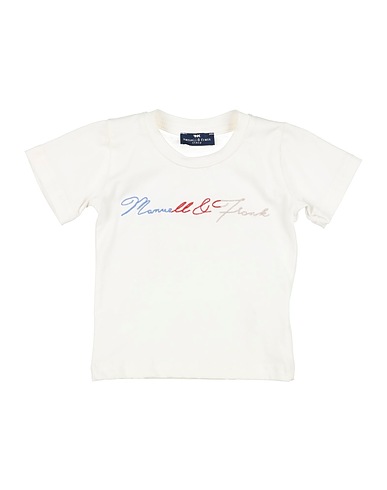 MANUELL & FRANK T-shirt White 90% Cotton, 10% Elastane
