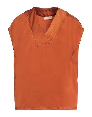 MOMONÍ Silk top Brown 100% Silk