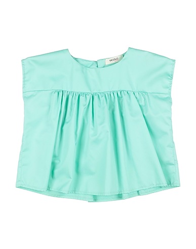 VICOLO Top Turquoise 100% Cotton