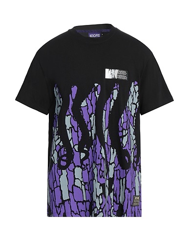 OCTOPUS T-shirt Black 100% Cotton