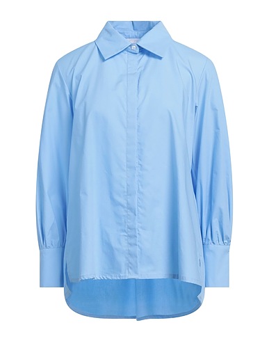 DANIELE FIESOLI Camicie e bluse tinta unita Azzurro 100% Cotone