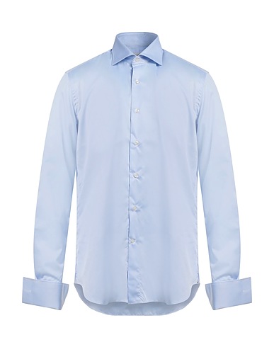 ALEA Solid colour shirt Light blue 100% Cotton