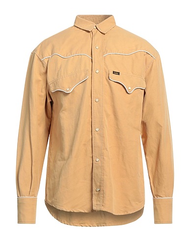LOIS Camicia tinta unita Cammello 55% Poliestere, 45% Poliuretano
