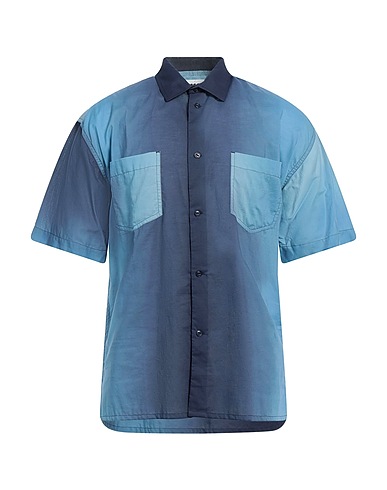YMC YOU MUST CREATE Patterned shirt Blue 100% Cotton