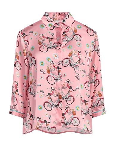 IL THE' DELLE 5 Patterned shirts & blouses Pink 100% Polyester