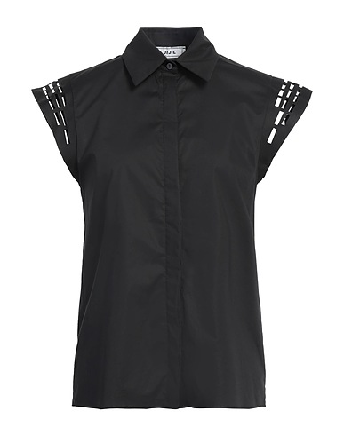 JIJIL Camicie e bluse tinta unita Nero 97% Cotone, 3% Elastan