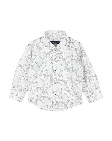 MANUELL & FRANK Camicia fantasia Bianco 100% Cotone