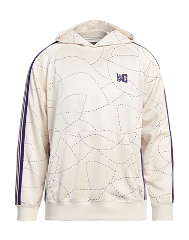 NEEDLES Hooded sweatshirt Ivory 100% Polyester, Rayon