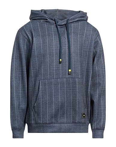 F**K PROJECT Hooded sweatshirt Navy 50% Polyester, 45% Cotton, 5% Elastane