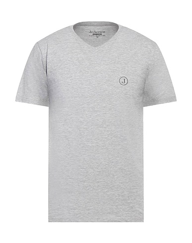 JECKERSON T-shirt Grigio chiaro 95% Cotone, 5% Elastan